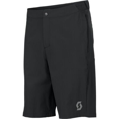 Scott Sports, Herren, Velohosen, Shorts Vertic Lt with Pad (XL), Schwarz Scott Sports, Herren, Velohosen, Shorts Vertic Lt with Pad (XL), Schwarz