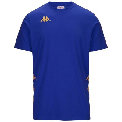 Kappa Giovo Kurzarm T-Shirt Blau Saphir - Herren Kappa Giovo Kurzarm T-Shirt Blau Saphir - Herren