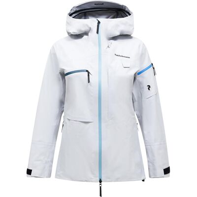 Peak Performance, Damen, Skijacke, W Alpine GTX 3L Jacket (S), Weiss, Grau, S Peak Performance, Damen, Skijacke, W Alpine GTX 3L Jacket (S), Weiss, Grau, S