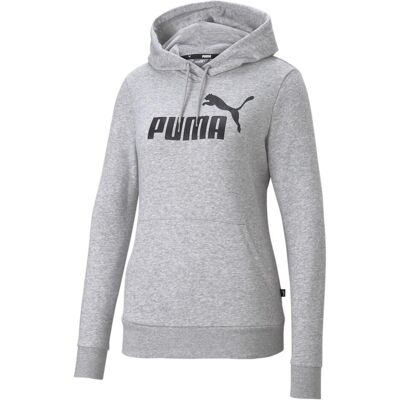 Puma Damen, Pullover, ESS Logo Hoodie-586791, Grau, (XL) Puma Damen, Pullover, ESS Logo Hoodie-586791, Grau, (XL)