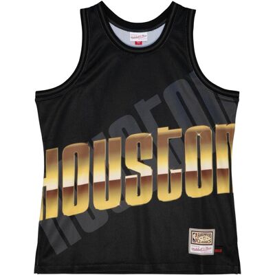 Mitchell & Ness M&N Big Face 4.0 Schwarzes Trägertop - Jersey Mitchell & Ness M&N Big Face 4.0 Schwarzes Trägertop - Jersey