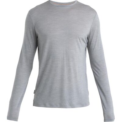 Icebreaker, Herren, Funktionsshirt, Merino 125 Cool-Lite Sphere III L/S Tee (M), Schwarz, Grau Icebreaker, Herren, Funktionsshirt, Merino 125 Cool-Lite Sphere III L/S Tee (M), Schwarz, Grau