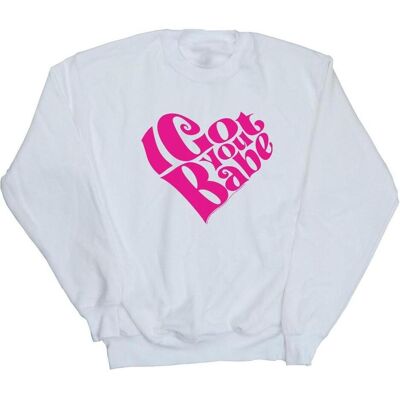 Sonny & Cher, Damen, Pullover, I Got You Babe Sweatshirt, Weiss, (L) Sonny & Cher, Damen, Pullover, I Got You Babe Sweatshirt, Weiss, (L)