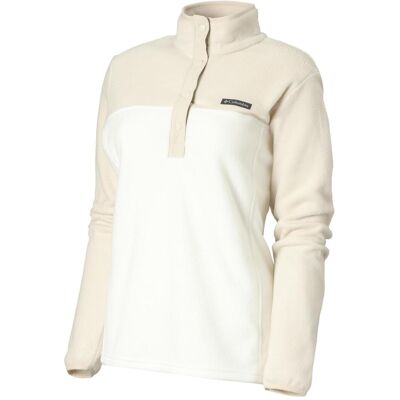 Columbia, Damen, Pullover, Women's Benton Springs 1/2 Snap Pull Over II, Grau, Weiss, (L) Columbia, Damen, Pullover, Women's Benton Springs 1/2 Snap Pull Over II, Grau, Weiss, (L)