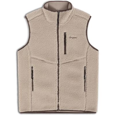 Bergans, Damen, Westen, Lunnan Pile Fleece, Beige, (M) Bergans, Damen, Westen, Lunnan Pile Fleece, Beige, (M)