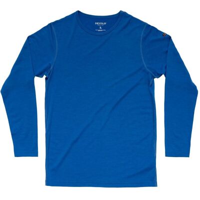 Devold, Herren, Funktionsshirt, Breeze Merino 150 Shirt Man (L), Blau, L Devold, Herren, Funktionsshirt, Breeze Merino 150 Shirt Man (L), Blau, L