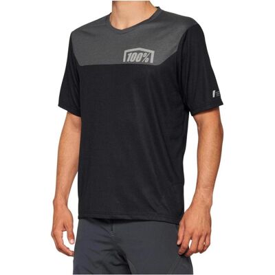 100%, Herren, Velotrikot, Airmatic Jersey (S), Schwarz, S 100%, Herren, Velotrikot, Airmatic Jersey (S), Schwarz, S
