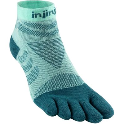 Injinji, Damen, Sportsocken, Women's Ultra Run Mini-Crew (40.5 - 44.5), Türkis Injinji, Damen, Sportsocken, Women's Ultra Run Mini-Crew (40.5 - 44.5), Türkis