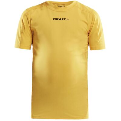 Craft Pro Control Kompressions-T-Shirt - Kinder Gelb 122/128 Craft Pro Control Kompressions-T-Shirt - Kinder Gelb 122/128