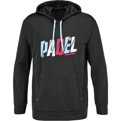 Babolat, Herren, Pullover, Padel Sweat Hoody Black Man, Schwarz, (M) Babolat, Herren, Pullover, Padel Sweat Hoody Black Man, Schwarz, (M)