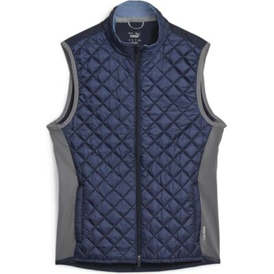Puma Herren Marine Frost Steppweste - Performance Passform Puma Herren Marine Frost Steppweste - Performance Passform