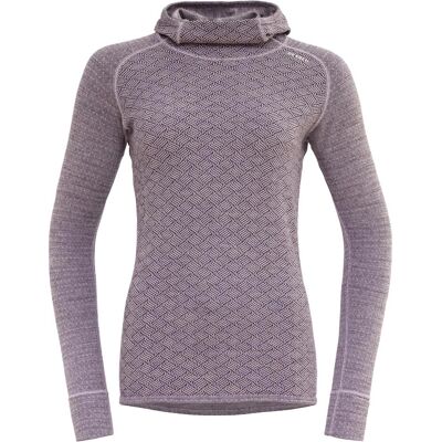 Devold of Norway Kvitegga Merino 230 Kapuzenpullover Lila - Wärmender und Wendbarer Merinopullover Devold of Norway Kvitegga Merino 230 Kapuzenpullover Lila - Wärmender und Wendbarer Merinopullover