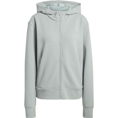 Adidas Damen, Trainingsjacken, Workout Full Zip Hooded (S), Grün, S Adidas Damen, Trainingsjacken, Workout Full Zip Hooded (S), Grün, S
