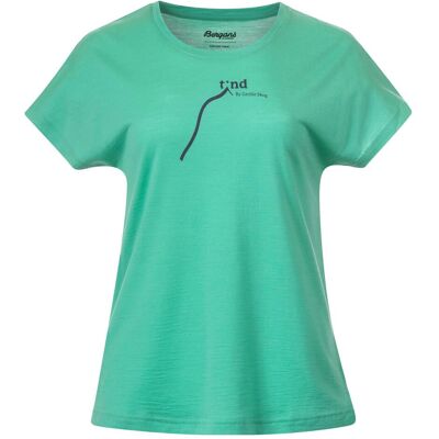 Bergans, Damen, Funktionsshirt, Tind Altitude Merino (M), Grün, M Bergans, Damen, Funktionsshirt, Tind Altitude Merino (M), Grün, M