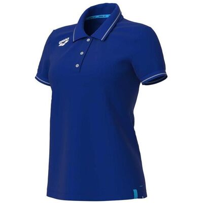 Arena, Damen, Sportshirt, W Team Poloshirt Solid Cotton (S), Blau, S Arena, Damen, Sportshirt, W Team Poloshirt Solid Cotton (S), Blau, S
