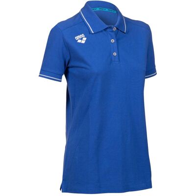 Arena, Damen, Sportshirt, W Team Poloshirt Solid Cotton (M), Blau, M Arena, Damen, Sportshirt, W Team Poloshirt Solid Cotton (M), Blau, M