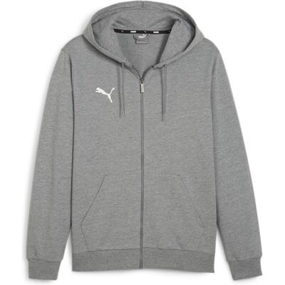 Puma Herren, Pullover, teamGOAL Casuals Hooded Jacket, Grau, (3XL) Puma Herren, Pullover, teamGOAL Casuals Hooded Jacket, Grau, (3XL)