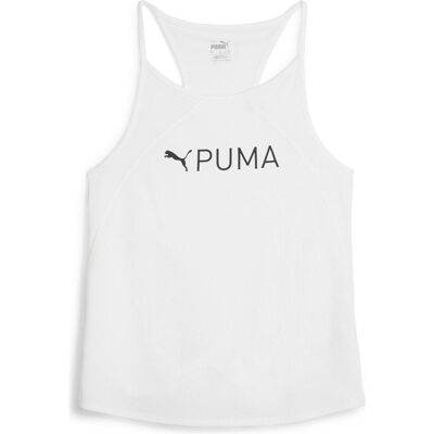Puma Damen, Sportshirt, Fit Fashion Ultrabreathe Allover Tank (L), Weiss, L Puma Damen, Sportshirt, Fit Fashion Ultrabreathe Allover Tank (L), Weiss, L
