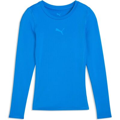 Puma Jungen, Sportshirt, teamLIGA26 Baselayer Tee LS Jr (140), Blau Puma Jungen, Sportshirt, teamLIGA26 Baselayer Tee LS Jr (140), Blau