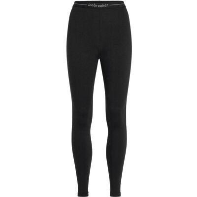 Icebreaker, Damen, Funktionsunterhose, Women Merino Blend Core Heavyweight Leggings (XS), Schwarz Icebreaker, Damen, Funktionsunterhose, Women Merino Blend Core Heavyweight Leggings (XS), Schwarz