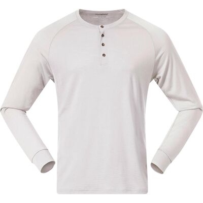 Bergans, Herren, Funktionsshirt, Lysebu Wool Henley (L), Weiss, L Bergans, Herren, Funktionsshirt, Lysebu Wool Henley (L), Weiss, L