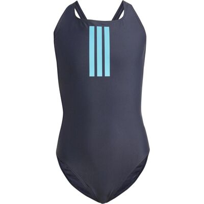 Adidas Damen, Badeanzüge, Women's 3 Stripes Mid Suit, Blau, (44) Adidas Damen, Badeanzüge, Women's 3 Stripes Mid Suit, Blau, (44)
