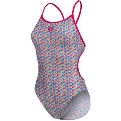 Arena, Damen, Badeanzüge, W Starfish Swimsuit Lace Back, Mehrfarbig, Pink, (34) Arena, Damen, Badeanzüge, W Starfish Swimsuit Lace Back, Mehrfarbig, Pink, (34)