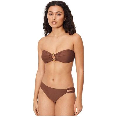 Ysabel Mora, Damen, Bikinis, Bikinioberteil Bandeau, Braun, (75 B) Ysabel Mora, Damen, Bikinis, Bikinioberteil Bandeau, Braun, (75 B)