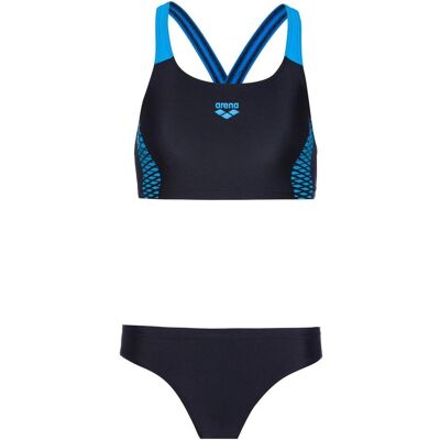 Arena, Damen, Bikinis, WOMEN"S OPENINGS BIKINI, BLACK-TURQUOISE Grösse: 40, Blau, Türkis, Schwarz, (40) Arena, Damen, Bikinis, WOMEN"S OPENINGS BIKINI, BLACK-TURQUOISE Grösse: 40, Blau, Türkis, Schwarz, (40)
