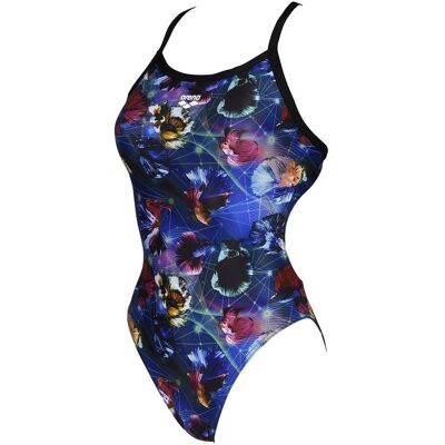 Arena, Damen, Badeanzüge, W Swimsuit Challenge Back Allover, Schwarz, (34) Arena, Damen, Badeanzüge, W Swimsuit Challenge Back Allover, Schwarz, (34)
