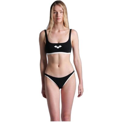 Arena, Damen, Bikinis, Contrast Bralette, Mehrfarbig, Schwarz, (L) Arena, Damen, Bikinis, Contrast Bralette, Mehrfarbig, Schwarz, (L)