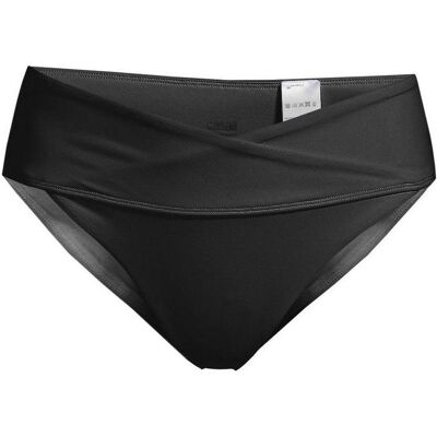 Casall, Damen, Bikinis, Bikinihose mit Wickeldesign und hoher Taille, Schwarz, (40) Casall, Damen, Bikinis, Bikinihose mit Wickeldesign und hoher Taille, Schwarz, (40)