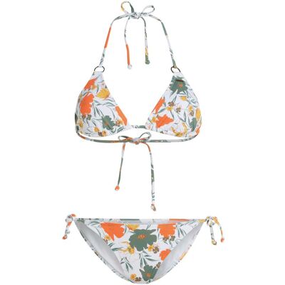 O'Neill, Damen, Bikinis, Capri - Bondey Bikini Set, Weiss, Orange, Mehrfarbig, (36) O'Neill, Damen, Bikinis, Capri - Bondey Bikini Set, Weiss, Orange, Mehrfarbig, (36)