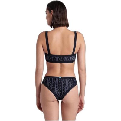 Arena, Damen, Bikinis, Monogram, Schwarz, Mehrfarbig, (XL) Arena, Damen, Bikinis, Monogram, Schwarz, Mehrfarbig, (XL)
