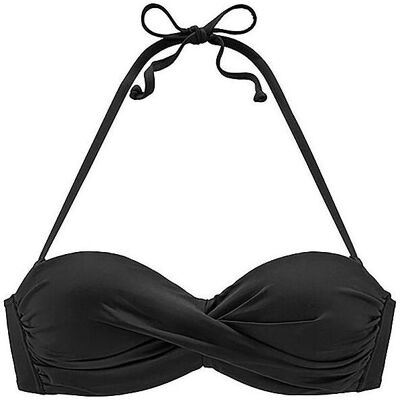 Lascana, Damen, Bikinis, Bikinioberteil, Schwarz, (38) Lascana, Damen, Bikinis, Bikinioberteil, Schwarz, (38)