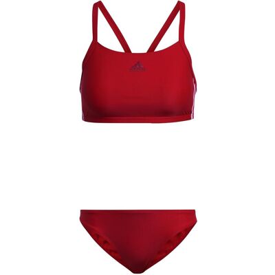Adidas Damen, Bikinis, 3-Streifen Damen Bikini, Rot, (38) Adidas Damen, Bikinis, 3-Streifen Damen Bikini, Rot, (38)