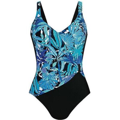 Anita, Damen, Badeanzüge, Palmtree Elea, Blau, (42) Anita, Damen, Badeanzüge, Palmtree Elea, Blau, (42)