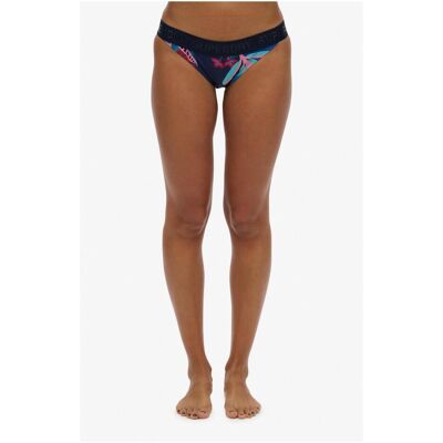 Superdry, Damen, Bikinis, Klassisches Bikinihöschen mit Logo, Blau, (XL) Superdry, Damen, Bikinis, Klassisches Bikinihöschen mit Logo, Blau, (XL)