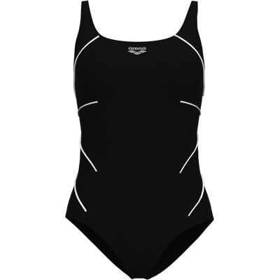 Arena, Damen, Badeanzüge, Bodylift Damen Jewel Low C-Cup Badeanzug, Schwarz, Weiss, (44) Arena, Damen, Badeanzüge, Bodylift Damen Jewel Low C-Cup Badeanzug, Schwarz, Weiss, (44)
