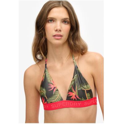 Superdry, Damen, Bikinis, Klassisches Bikinihöschen mit Logo, Braun, Grün, (XL) Superdry, Damen, Bikinis, Klassisches Bikinihöschen mit Logo, Braun, Grün, (XL)