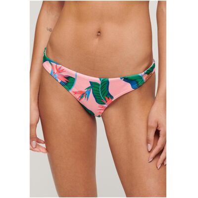 Superdry, Damen, Bikinis, Tropische Badeanzugstrümpfe Frau, Pink, (L) Superdry, Damen, Bikinis, Tropische Badeanzugstrümpfe Frau, Pink, (L)
