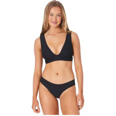 Rip Curl, Damen, Bikinis, Women's Premium Surf Deep V, Schwarz, (L) Rip Curl, Damen, Bikinis, Women's Premium Surf Deep V, Schwarz, (L)