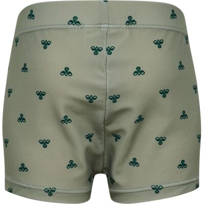 hummel, Herren, Badehosen, Hmlmini Bee Aop Swim Shorts, Grau, Grün, (98) hummel, Herren, Badehosen, Hmlmini Bee Aop Swim Shorts, Grau, Grün, (98)