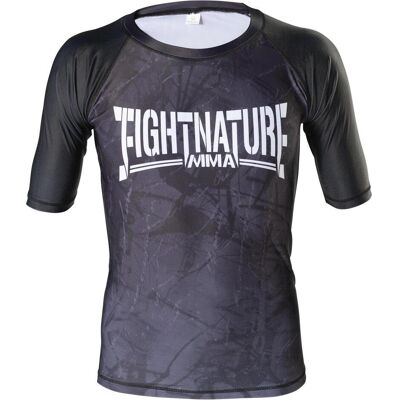 Fightnature MMA, Herren, Badeshirts, Rashguard, Schwarz, (S) Fightnature MMA, Herren, Badeshirts, Rashguard, Schwarz, (S)