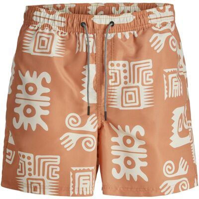 Jack & Jones, Herren, Badehosen, Jpstfiji Jjswim Oceanday Ss24 Ly Pls, Braun, (42) Jack & Jones, Herren, Badehosen, Jpstfiji Jjswim Oceanday Ss24 Ly Pls, Braun, (42)