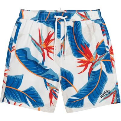 Superdry, Herren, Badehosen, Hawaiian Print 17 Swim Short, Mehrfarbig, (XL) Superdry, Herren, Badehosen, Hawaiian Print 17 Swim Short, Mehrfarbig, (XL)