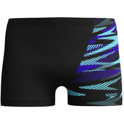 Speedo, Herren, Badehosen, Hyperboom V-Cut Aquashort, Schwarz, (34, 48) Speedo, Herren, Badehosen, Hyperboom V-Cut Aquashort, Schwarz, (34, 48)