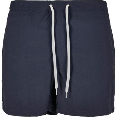 Build Your Brand, Herren, Badehosen, Swim Shorts, Schwarz, Blau, (5XL) Build Your Brand, Herren, Badehosen, Swim Shorts, Schwarz, Blau, (5XL)