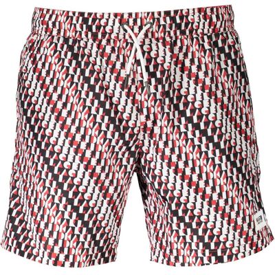 Karl Lagerfeld, Herren, Badehosen, Black Polyester Men's Swim Boxer, Schwarz, (S) Karl Lagerfeld, Herren, Badehosen, Black Polyester Men's Swim Boxer, Schwarz, (S)