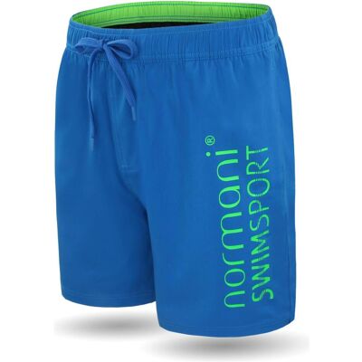 Normani, Herren, Badehosen, Herren Badeshorts Nio, Blau, (XXL) Normani, Herren, Badehosen, Herren Badeshorts Nio, Blau, (XXL)